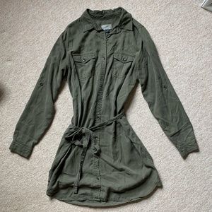 Army Green Casual Dress